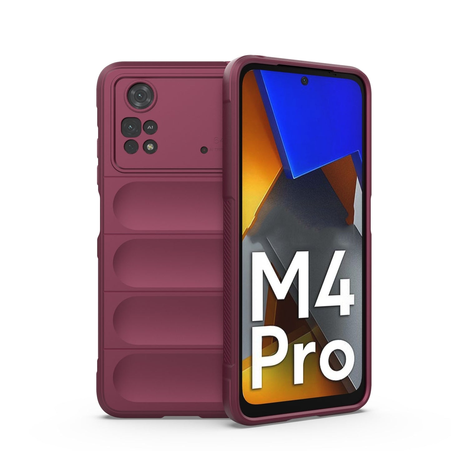 Xiaomi Poco M4 Pro 4G Magic Shield TPU + Flannel Phone Case - Stylish, Durable, and Lightweight Protection