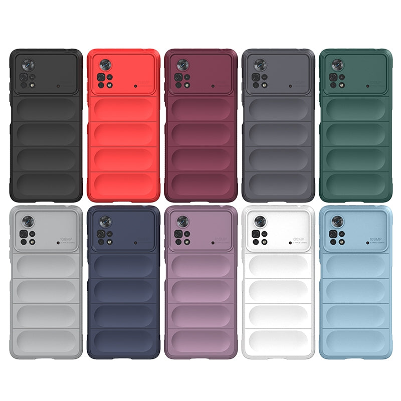 Xiaomi Poco X4 Pro 5G Magic Shield TPU + Flannel Phone Case - Stylish, Durable, and Lightweight Protection