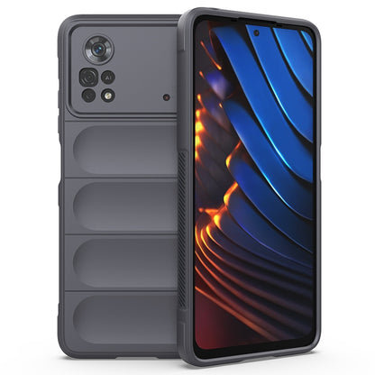 Xiaomi Poco X4 Pro 5G Magic Shield TPU + Flannel Phone Case - Stylish, Durable, and Lightweight Protection