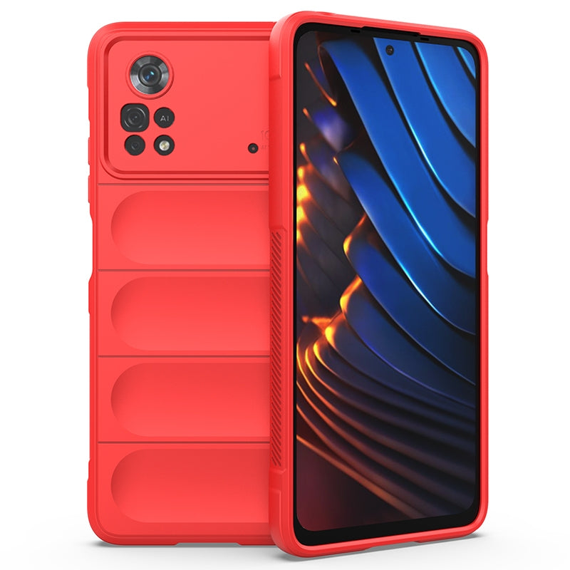 Xiaomi Poco X4 Pro 5G Magic Shield TPU + Flannel Phone Case - Stylish, Durable, and Lightweight Protection