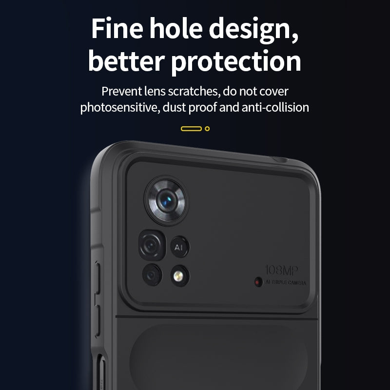 Xiaomi Poco X4 Pro 5G Magic Shield TPU + Flannel Phone Case - Stylish, Durable, and Lightweight Protection