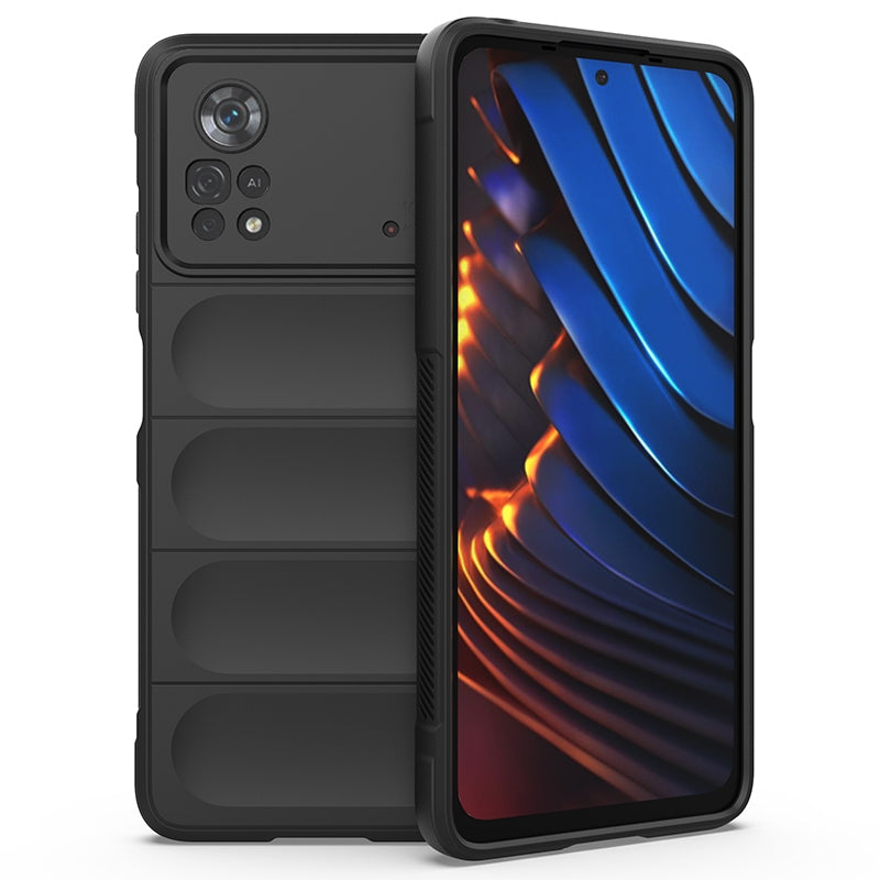 Xiaomi Poco X4 Pro 5G Magic Shield TPU + Flannel Phone Case - Stylish, Durable, and Lightweight Protection