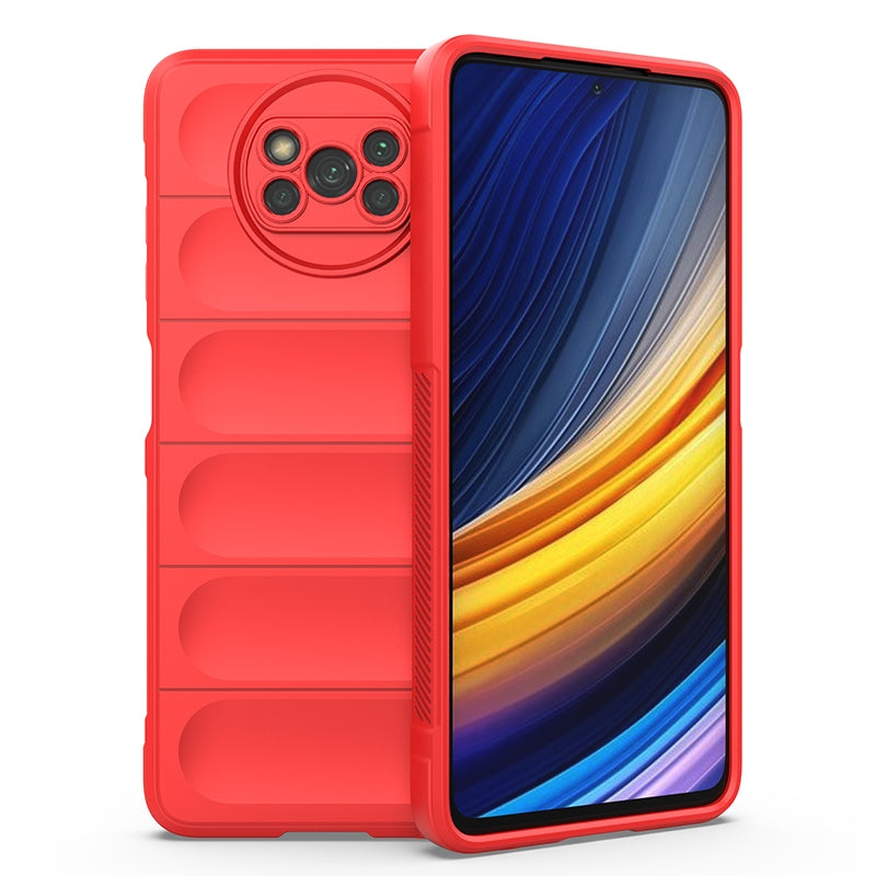 Xiaomi Poco X3 NFC Magic Shield TPU + Flannel Phone Case - Stylish, Durable, and Lightweight Protection