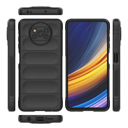 Xiaomi Poco X3 NFC Magic Shield TPU + Flannel Phone Case - Stylish, Durable, and Lightweight Protection