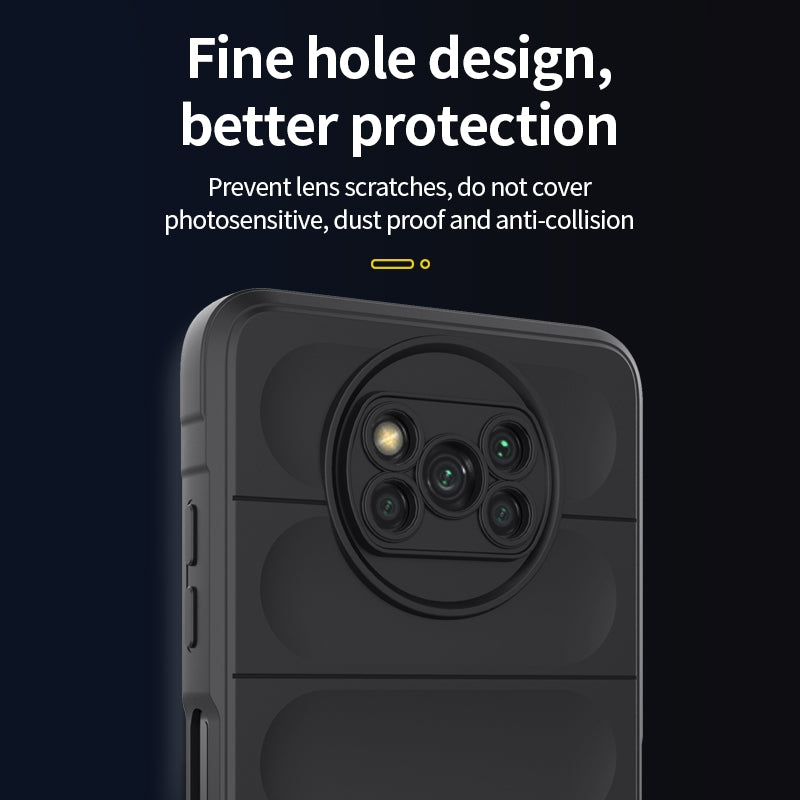 Xiaomi Poco X3 NFC Magic Shield TPU + Flannel Phone Case - Stylish, Durable, and Lightweight Protection