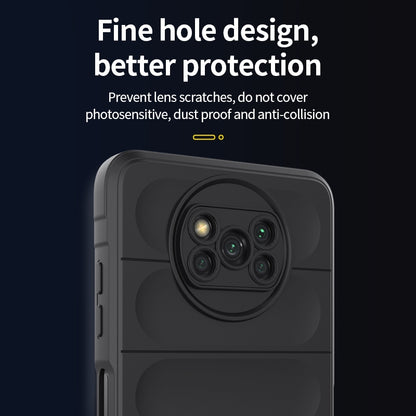 Xiaomi Poco X3 NFC Magic Shield TPU + Flannel Phone Case - Stylish, Durable, and Lightweight Protection