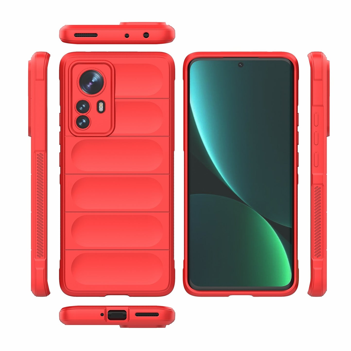 Xiaomi 12 Pro Magic Shield TPU + Flannel Phone Case - Stylish, Durable, and Lightweight Protection