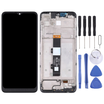 TFT LCD Screen Replacement for Motorola G Pure - Full Assembly with Touch Digitizer & Frame