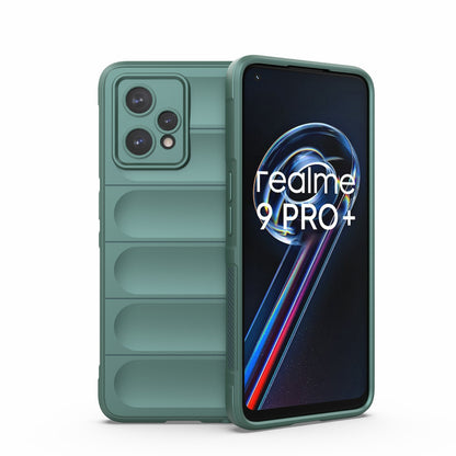 OPPO Realme 9 Pro+ Magic Shield TPU + Flannel Phone Case - Stylish, Durable, and Lightweight Protection