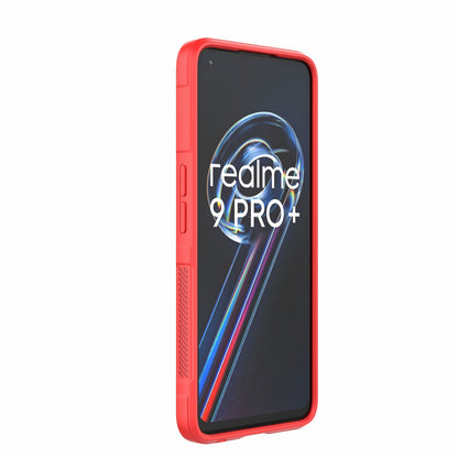 OPPO Realme 9 Pro+ Magic Shield TPU + Flannel Phone Case - Stylish, Durable, and Lightweight Protection