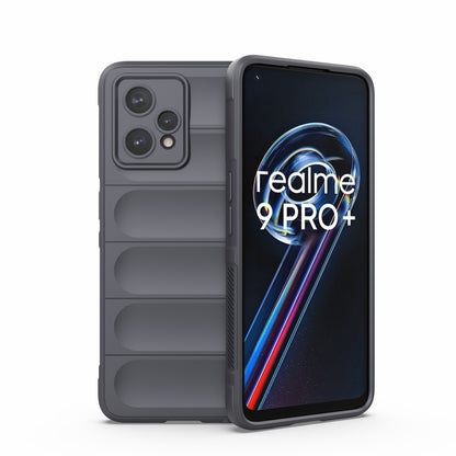 OPPO Realme 9 Pro+ Magic Shield TPU + Flannel Phone Case - Stylish, Durable, and Lightweight Protection