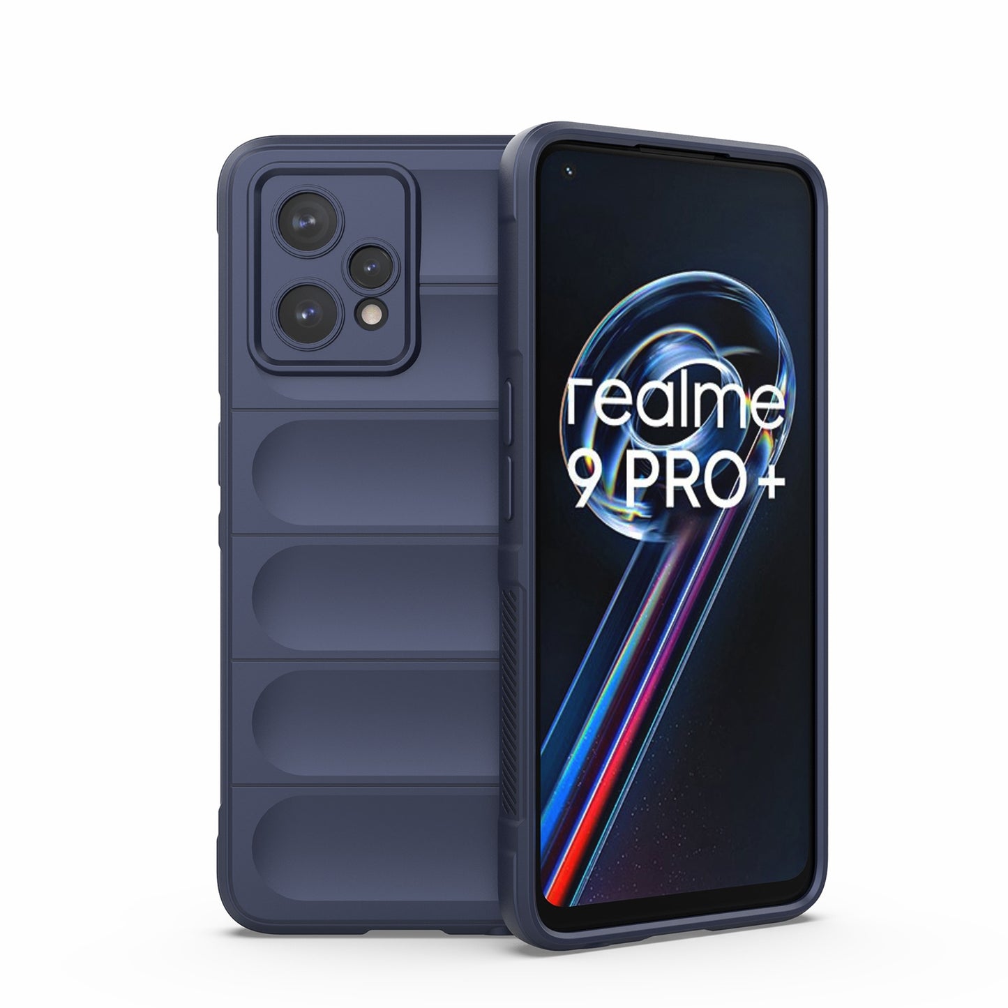 OPPO Realme 9 Pro+ Magic Shield TPU + Flannel Phone Case - Stylish, Durable, and Lightweight Protection