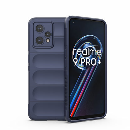 OPPO Realme 9 Pro+ Magic Shield TPU + Flannel Phone Case - Stylish, Durable, and Lightweight Protection