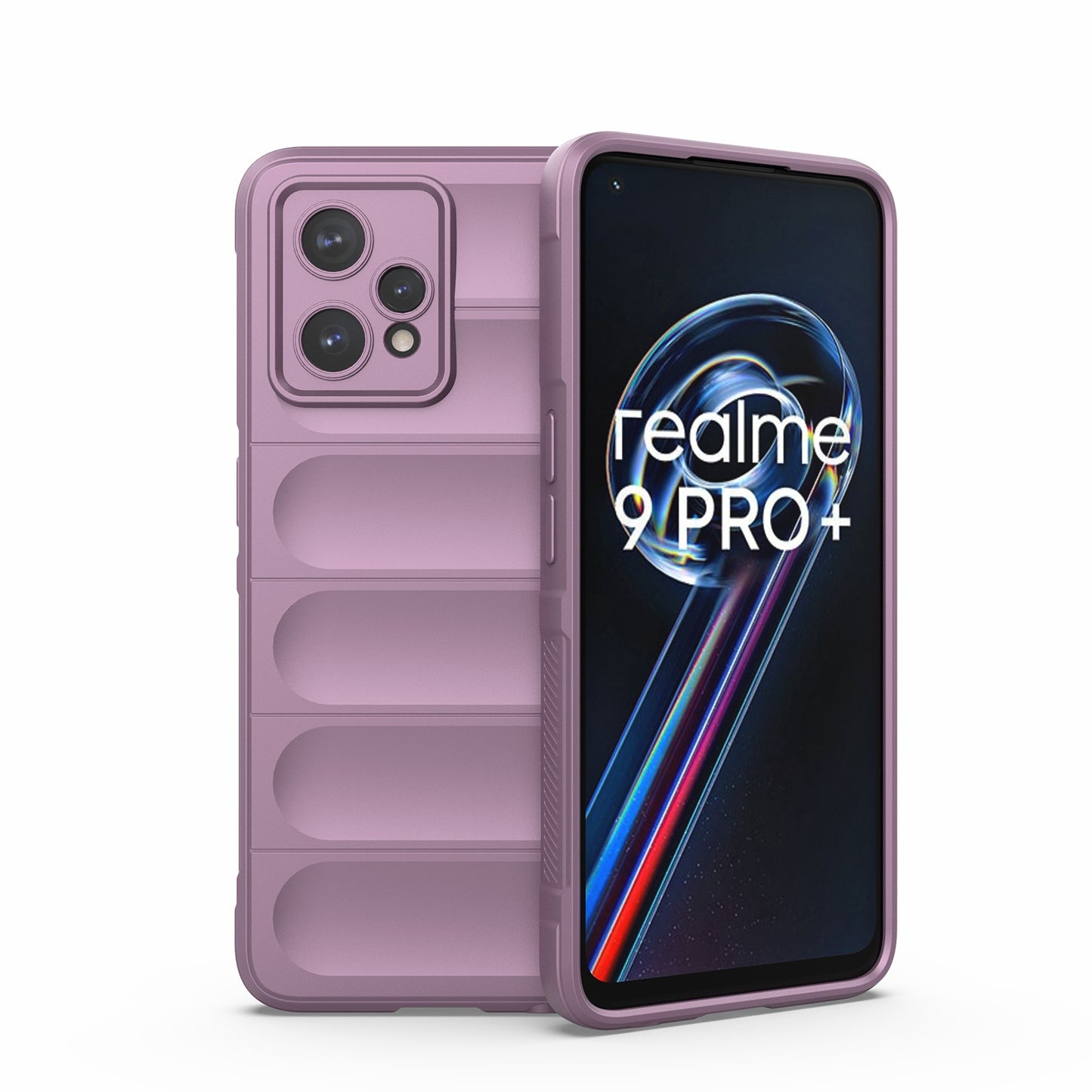 OPPO Realme 9 Pro+ Magic Shield TPU + Flannel Phone Case - Stylish, Durable, and Lightweight Protection