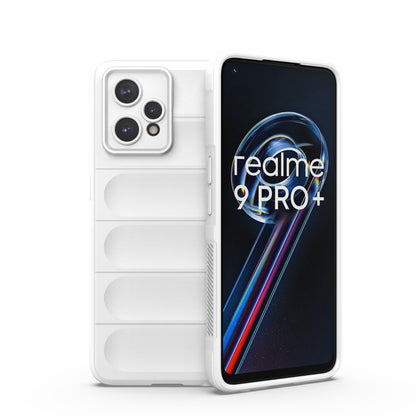 OPPO Realme 9 Pro+ Magic Shield TPU + Flannel Phone Case - Stylish, Durable, and Lightweight Protection