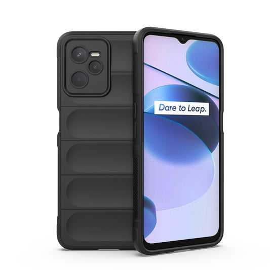 OPPO Realme C35 Magic Shield TPU + Flannel Phone Case - Stylish, Durable, and Lightweight Protection