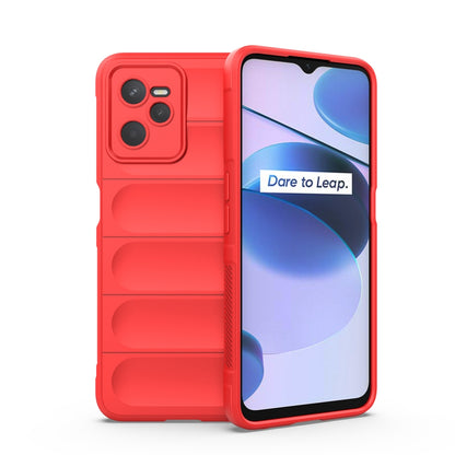 OPPO Realme C35 Magic Shield TPU + Flannel Phone Case - Stylish, Durable, and Lightweight Protection