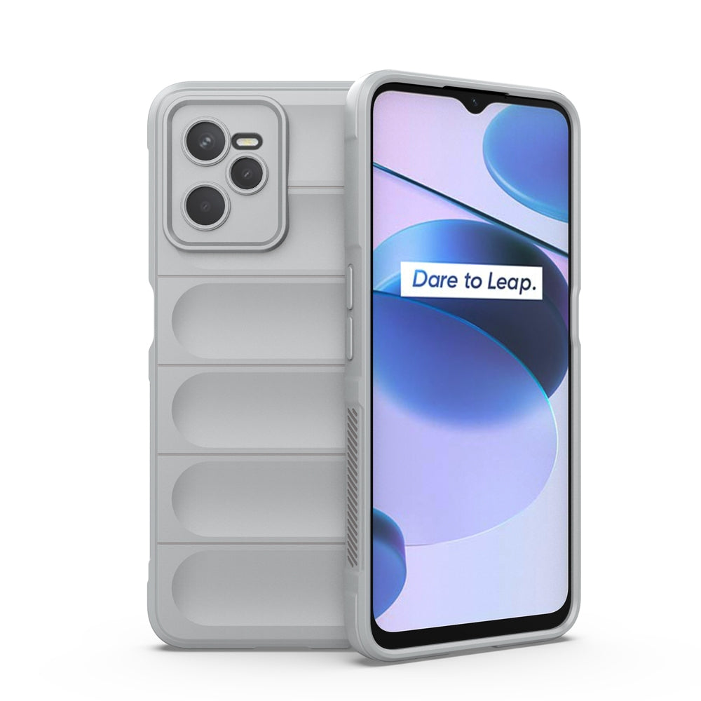 OPPO Realme C35 Magic Shield TPU + Flannel Phone Case - Stylish, Durable, and Lightweight Protection