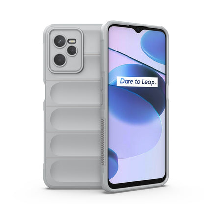 OPPO Realme C35 Magic Shield TPU + Flannel Phone Case - Stylish, Durable, and Lightweight Protection