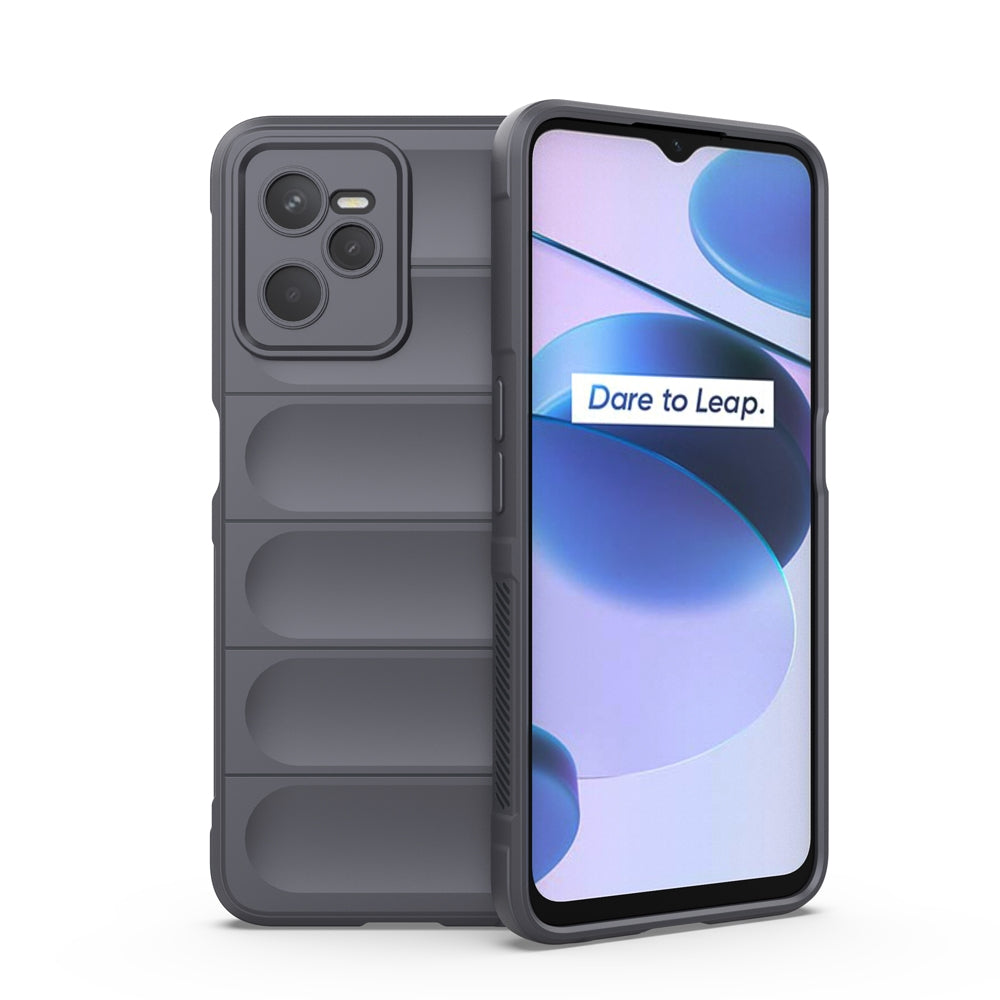 OPPO Realme C35 Magic Shield TPU + Flannel Phone Case - Stylish, Durable, and Lightweight Protection