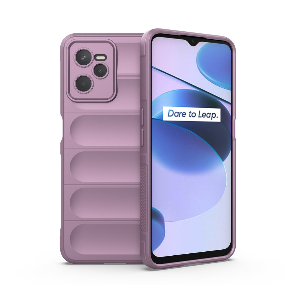 OPPO Realme C35 Magic Shield TPU + Flannel Phone Case - Stylish, Durable, and Lightweight Protection