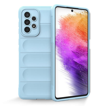 Samsung Galaxy A73 Magic Shield TPU + Flannel Phone Case - Stylish, Durable, and Lightweight Protection