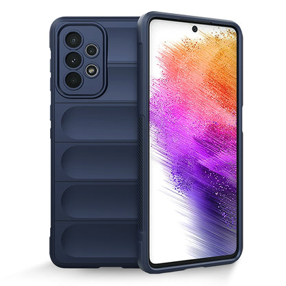 Samsung Galaxy A73 Magic Shield TPU + Flannel Phone Case - Stylish, Durable, and Lightweight Protection