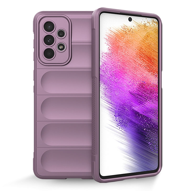 Samsung Galaxy A73 Magic Shield TPU + Flannel Phone Case - Stylish, Durable, and Lightweight Protection