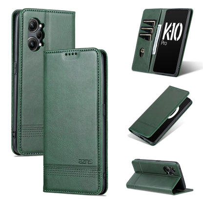 OPPO K10 Pro Leather Wallet Case with Card Holder & Magnetic Closure