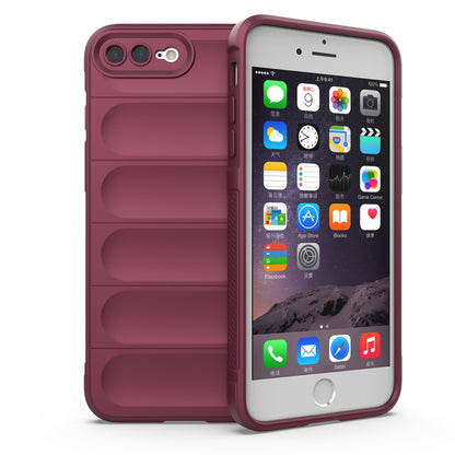 iPhone SE 2022 Magic Shield TPU + Flannel Phone Case - Stylish, Durable, and Lightweight Protection