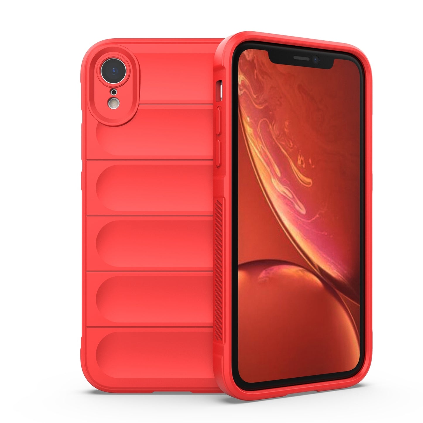 iPhone XR Magic Shield TPU + Flannel Phone Case - Stylish, Durable, and Lightweight Protection