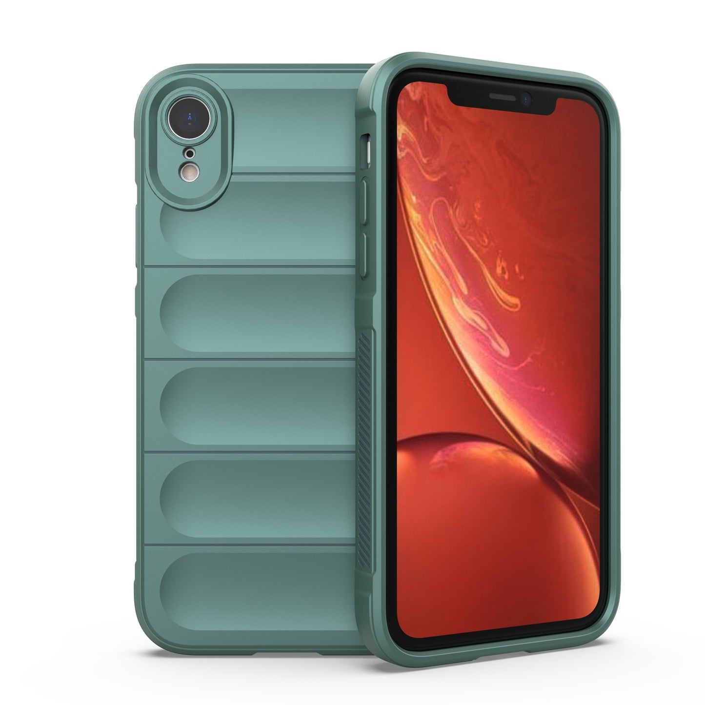 iPhone XR Magic Shield TPU + Flannel Phone Case - Stylish, Durable, and Lightweight Protection