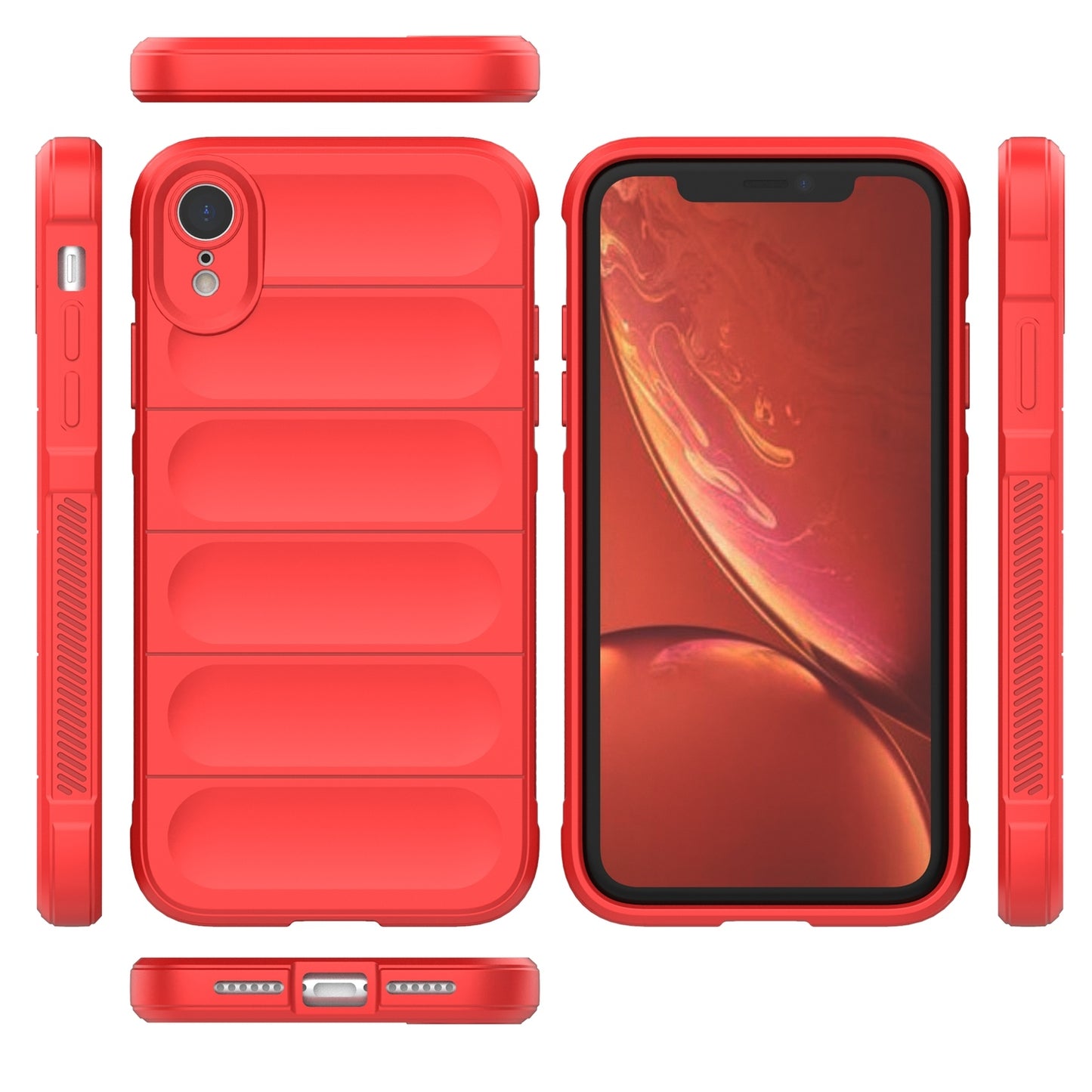 iPhone XR Magic Shield TPU + Flannel Phone Case - Stylish, Durable, and Lightweight Protection