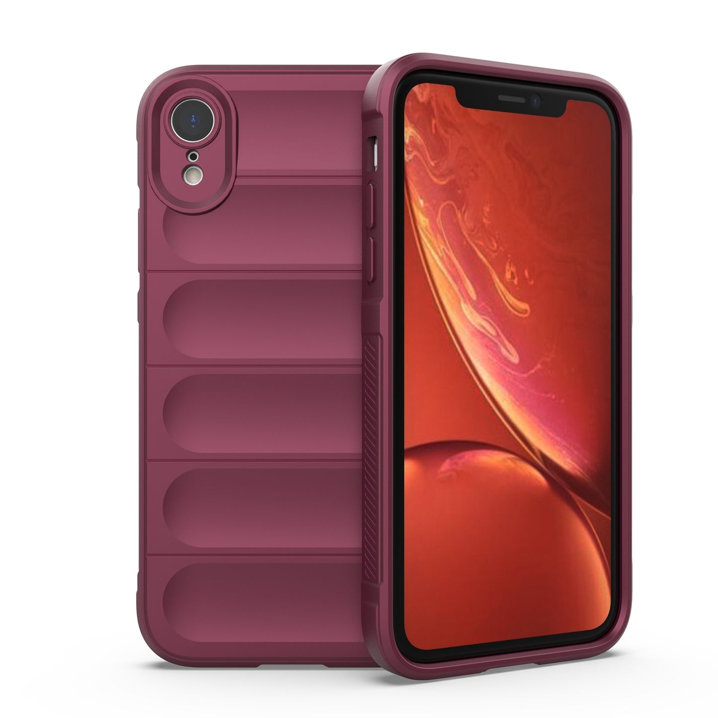 iPhone XR Magic Shield TPU + Flannel Phone Case - Stylish, Durable, and Lightweight Protection