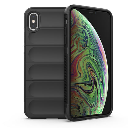 iPhone XS Magic Shield TPU + Flannel Phone Case - Stylish, Durable, and Lightweight Protection