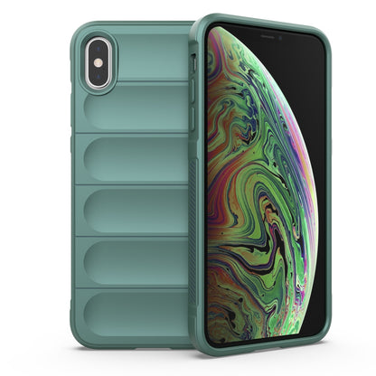 iPhone XS Magic Shield TPU + Flannel Phone Case - Stylish, Durable, and Lightweight Protection