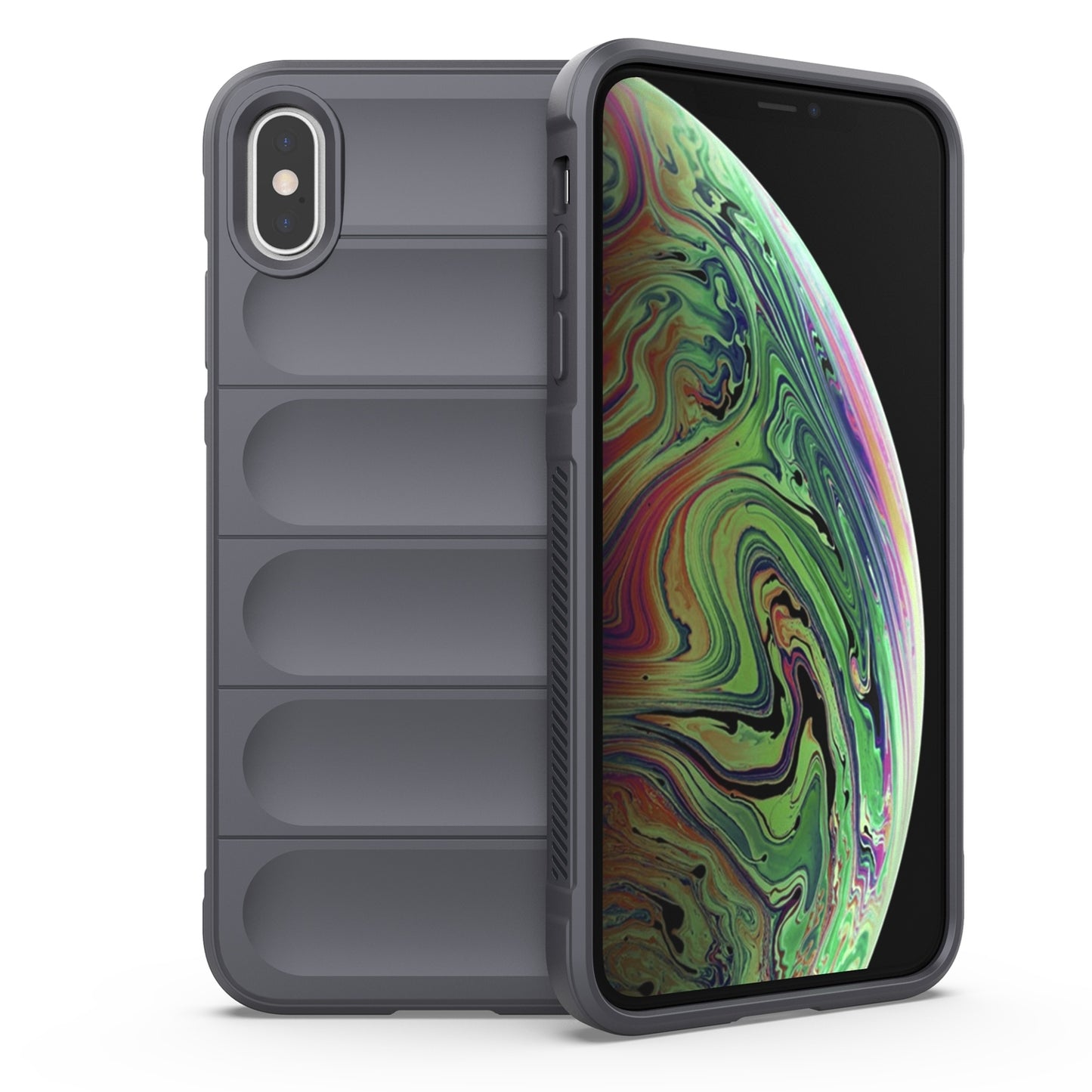 iPhone X Magic Shield TPU + Flannel Phone Case - Stylish, Durable, and Lightweight Protection