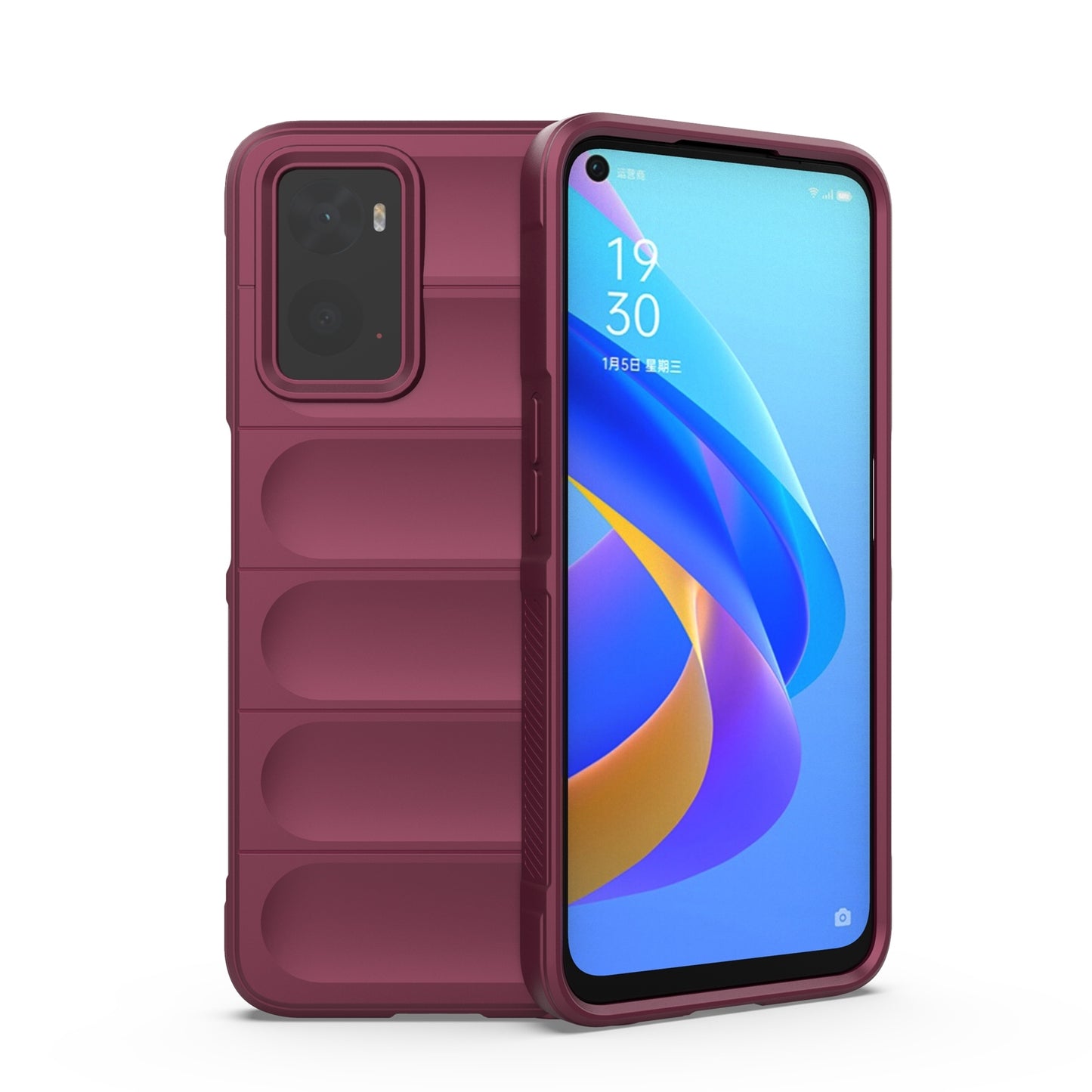 Realme 9i Magic Shield TPU + Flannel Phone Case - Stylish, Durable, and Lightweight Protection