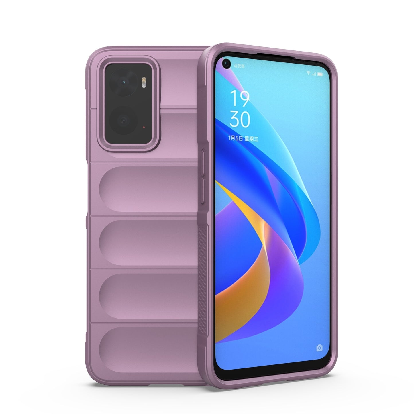 OPPO A76 4G Magic Shield TPU + Flannel Phone Case - Stylish, Durable, and Lightweight Protection
