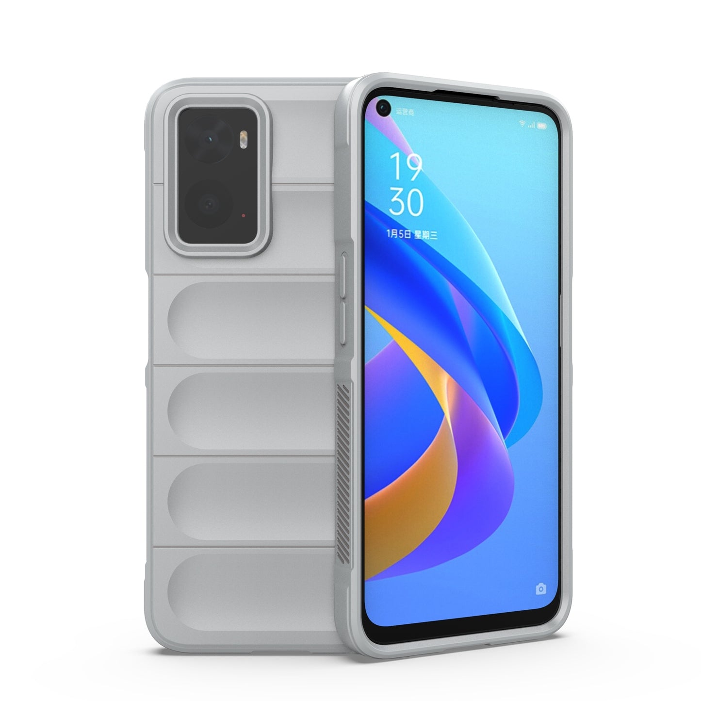 Realme 9i Magic Shield TPU + Flannel Phone Case - Stylish, Durable, and Lightweight Protection