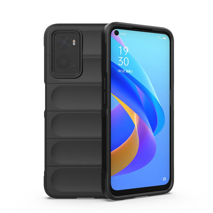 OPPO A76 4G Magic Shield TPU + Flannel Phone Case - Stylish, Durable, and Lightweight Protection