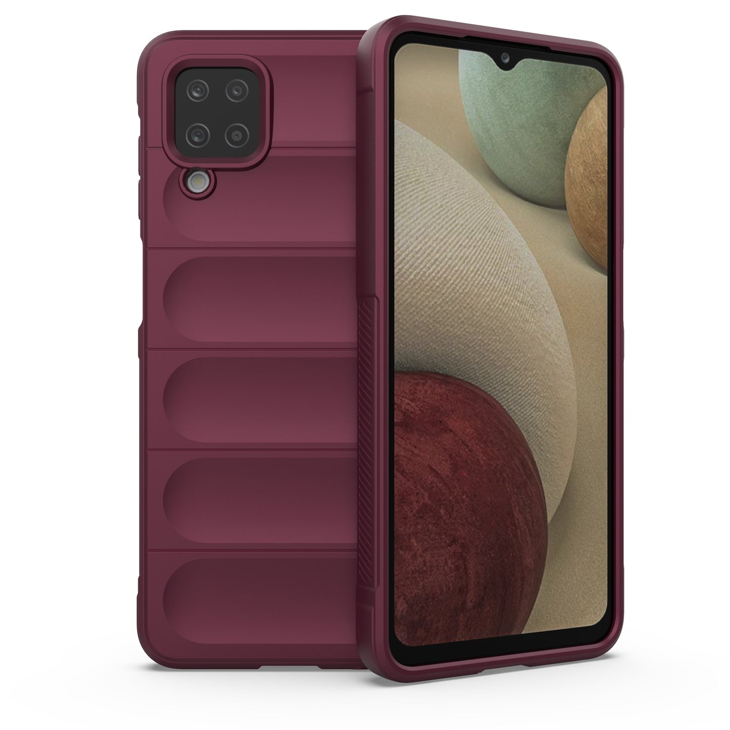 Samsung Galaxy A12 4G Magic Shield TPU + Flannel Phone Case - Stylish, Durable, and Lightweight Protection