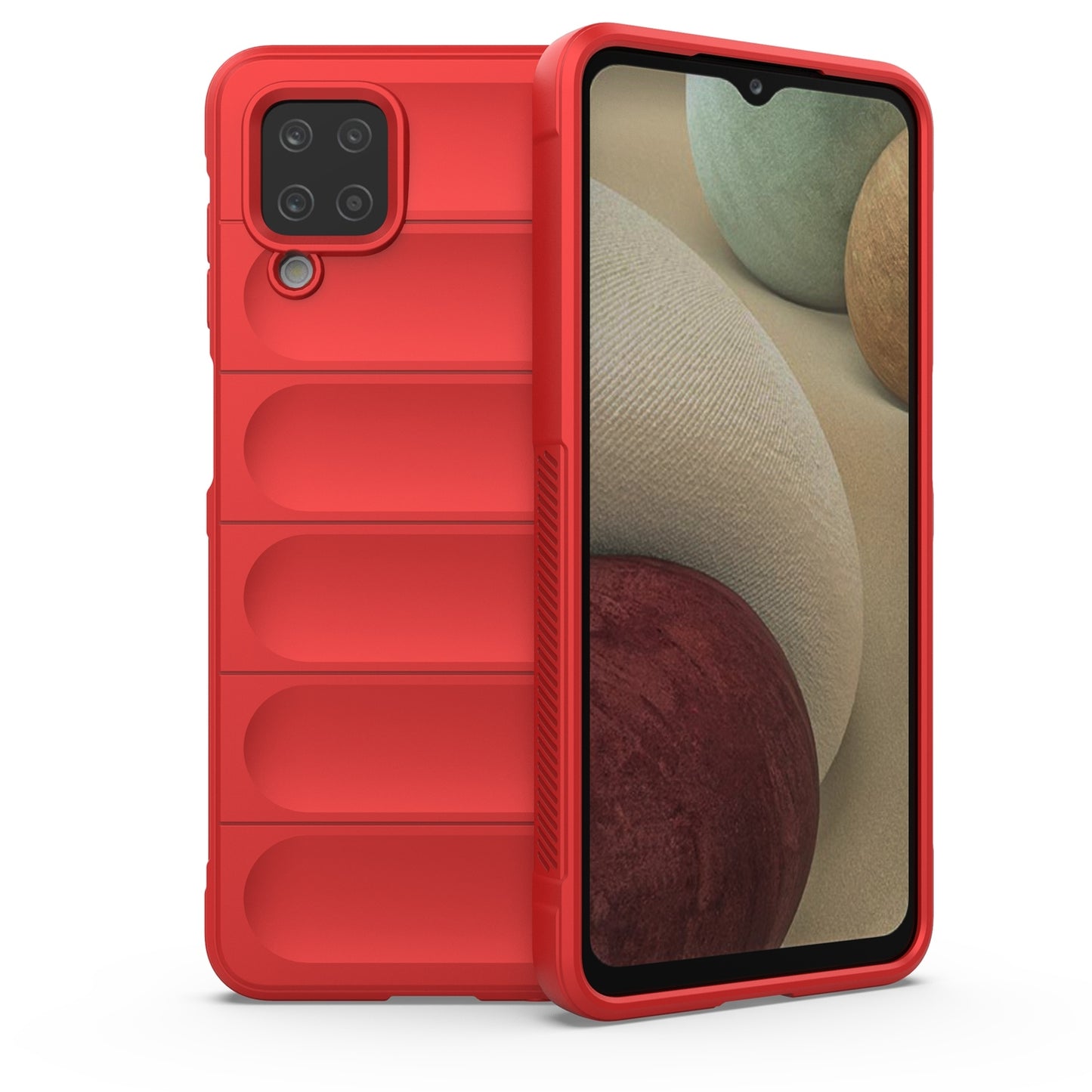 Samsung Galaxy A12 4G Magic Shield TPU + Flannel Phone Case - Stylish, Durable, and Lightweight Protection