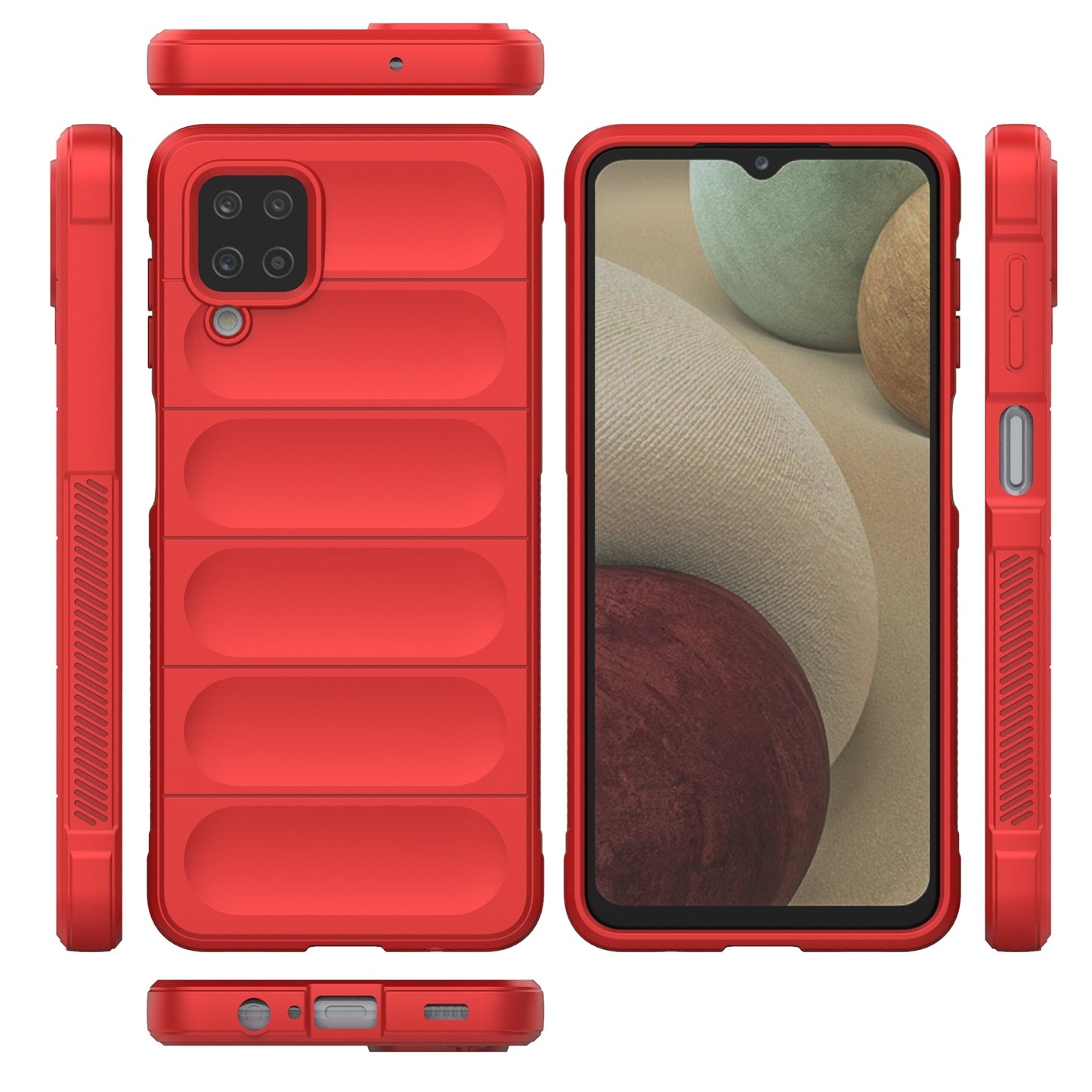 Samsung Galaxy A12 4G Magic Shield TPU + Flannel Phone Case - Stylish, Durable, and Lightweight Protection