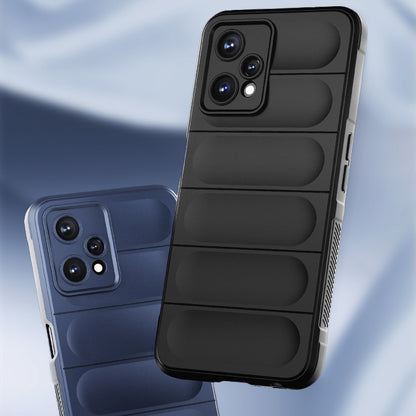 Realme 9 5G EU Version Magic Shield TPU + Flannel Phone Case - Stylish, Durable, and Lightweight Protection