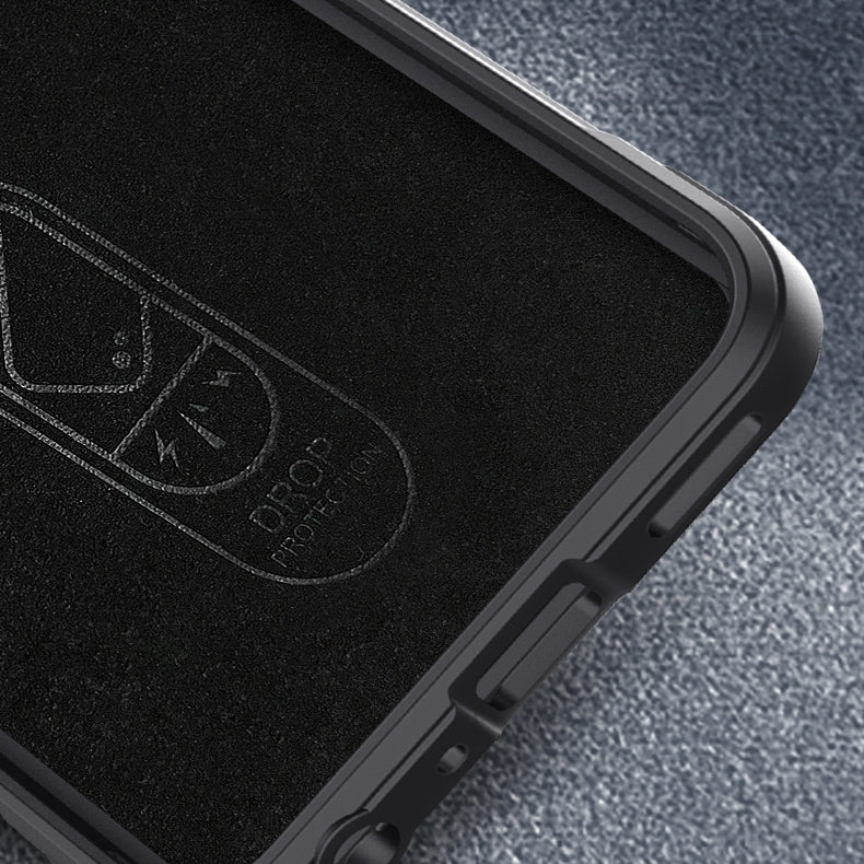 Realme 9 5G EU Version Magic Shield TPU + Flannel Phone Case - Stylish, Durable, and Lightweight Protection