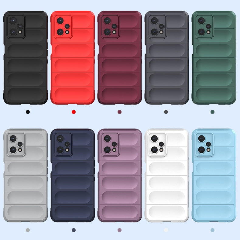 Realme 9 Pro Magic Shield TPU + Flannel Phone Case - Stylish, Durable, and Lightweight Protection