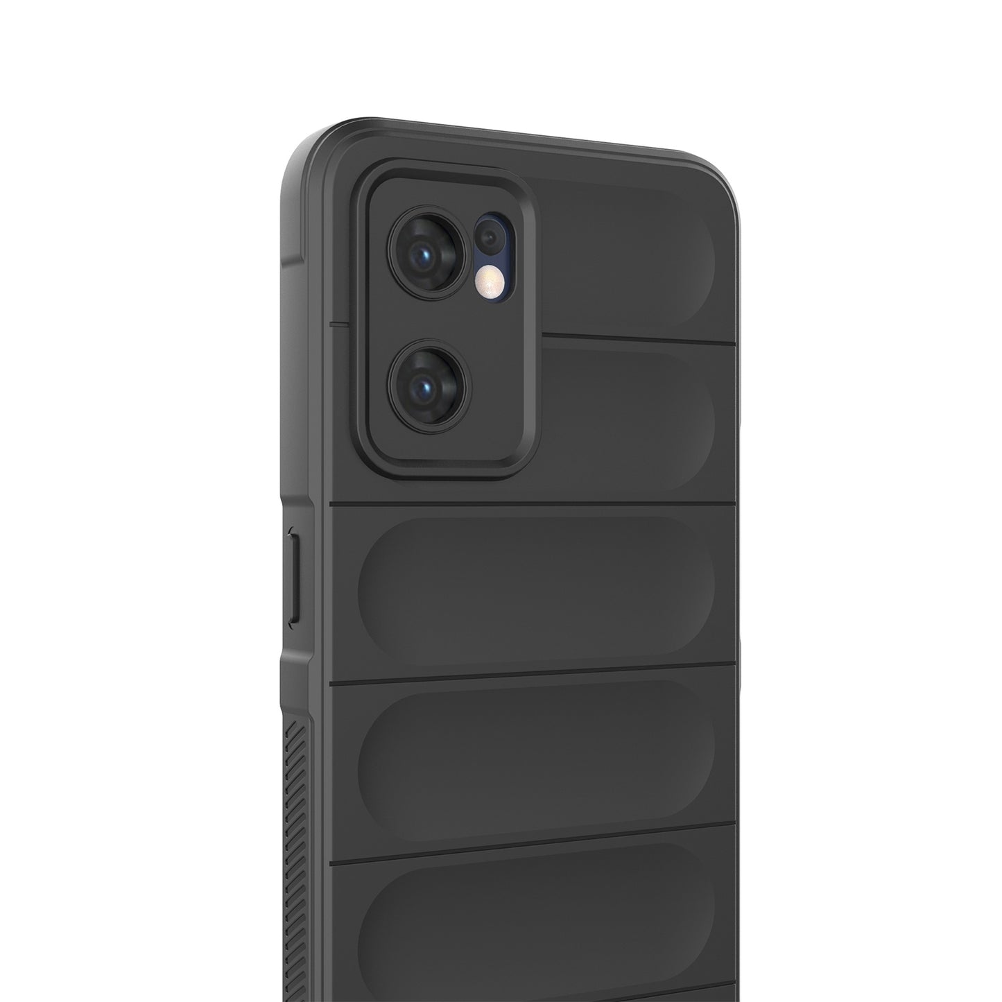 OPPO Find X5 Lite Magic Shield TPU + Flannel Phone Case - Stylish, Durable, and Lightweight Protection