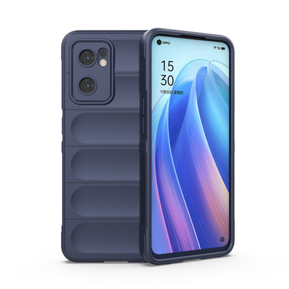 OPPO Reno7 5G Global Magic Shield TPU + Flannel Phone Case - Stylish, Durable, and Lightweight Protection