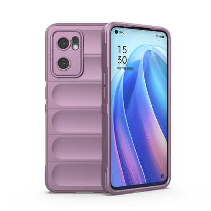 OPPO Find X5 Lite Magic Shield TPU + Flannel Phone Case - Stylish, Durable, and Lightweight Protection